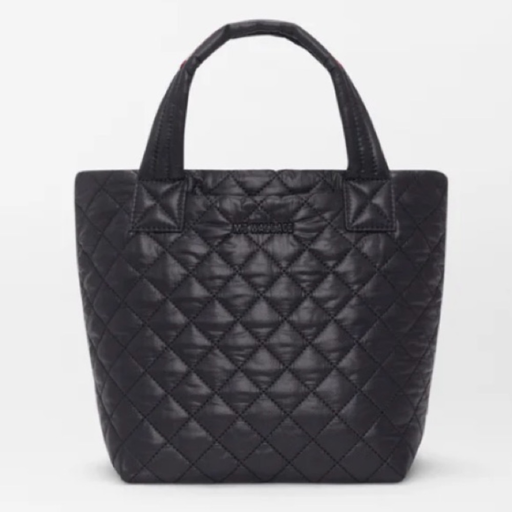 MZ Wallace Mini Metro Deluxe Tote. Black. Quilted. - Picture 2 of 14